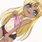 妾の日焼け跡を見せてやろう！
