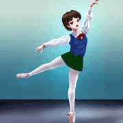 制服女子の踊り