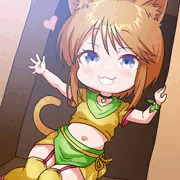 アクシズ居住区で人懐っこいネコを