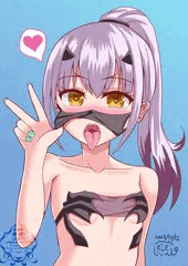 水着メリュ子のおくち