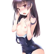 デレたスク水黒猫さん