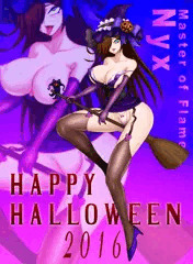 ハロウィンに魔女っ娘ニクスたん！