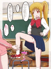 虹夏ちゃんがふたなりぼっちちゃんをチン踏み射精