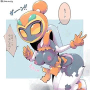 爆風で都合よく服が吹っ飛ばされたレディボンバーさん