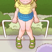 さっちゃん屋外排泄 【スカトロ注意】