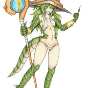 陰気な竜人魔女
