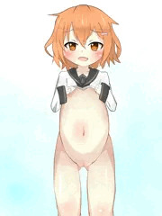 お腹見せてくれる雷ちゃん