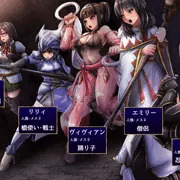 【skebリクエスト】メデューサに石化されたオリジナル冒険者たち　