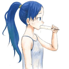 残暑、レイのモノを頬張る五月雨
