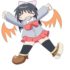 元気に跳ねる子