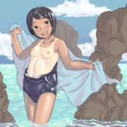 半脱ぎ