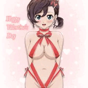 バレンタインまなちゃん
