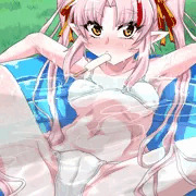 ついなちゃんinビニールプール