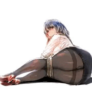 黑パンストOL