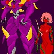 邪悪龍鬼の魔触装甲機神とふたなり