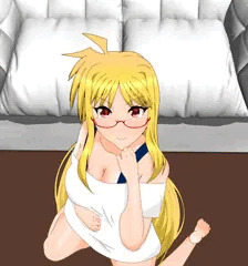 まいにちフェイトちゃん002上目遣いフェイトちゃん
