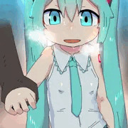 コスプレ広場で知らない男性に腕をつかまれた初音ミク君