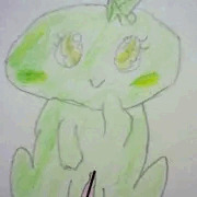アナログ過去絵31　つぶグミマスカット