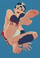 下からふんどし。