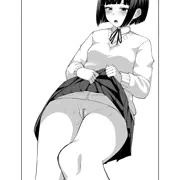 モロ見せ女子高生