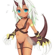 褐色竜娘
