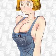 オーバーオールの女の子