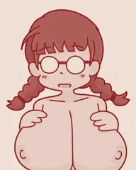 地味っ娘巨乳