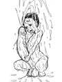 陰茎肥大症の少年