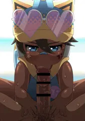 メレちゃんの先っぽフェラ