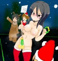 【ふたなり】小手川ましろ　ちんちんでクリスマスツリー