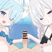 アロナ、プラナ、先生の水鉄砲で遊んでくれないか？