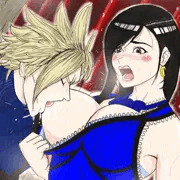 ちょ・・・クラウド、ダメだよ。汚いよ・・・