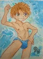 競パンの男の子