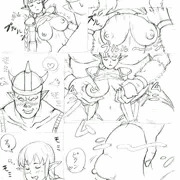 VSオークさん　乳揉み編