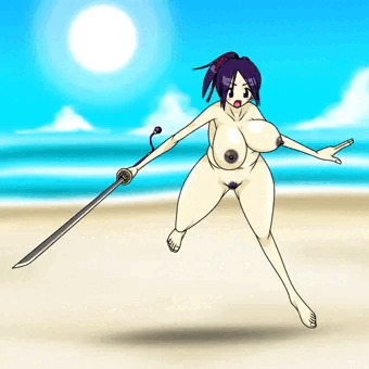 裸の女武者