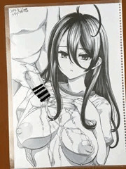 夜の落書き！むっちり君嶋綾乃2枚セット