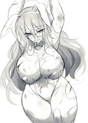 バニーアカネ（腹パン事後