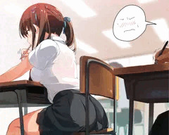 テスト中に意図しない妨害をしてくる女子